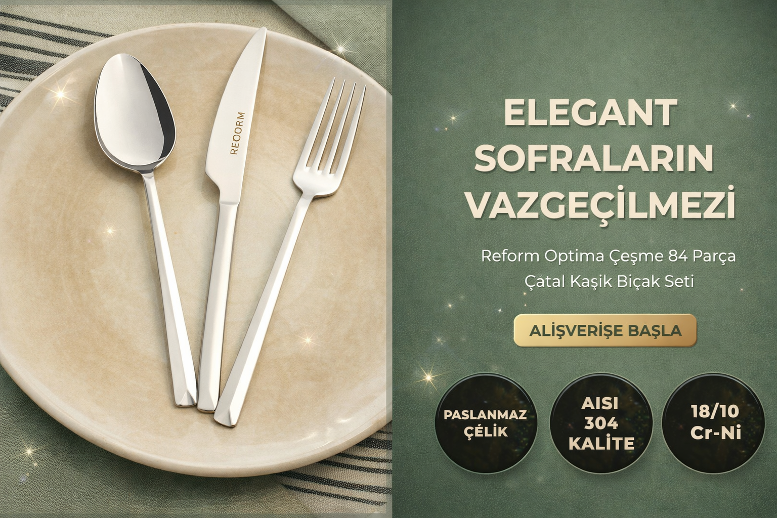 ÇATAL KAŞIK BIÇAKLAR